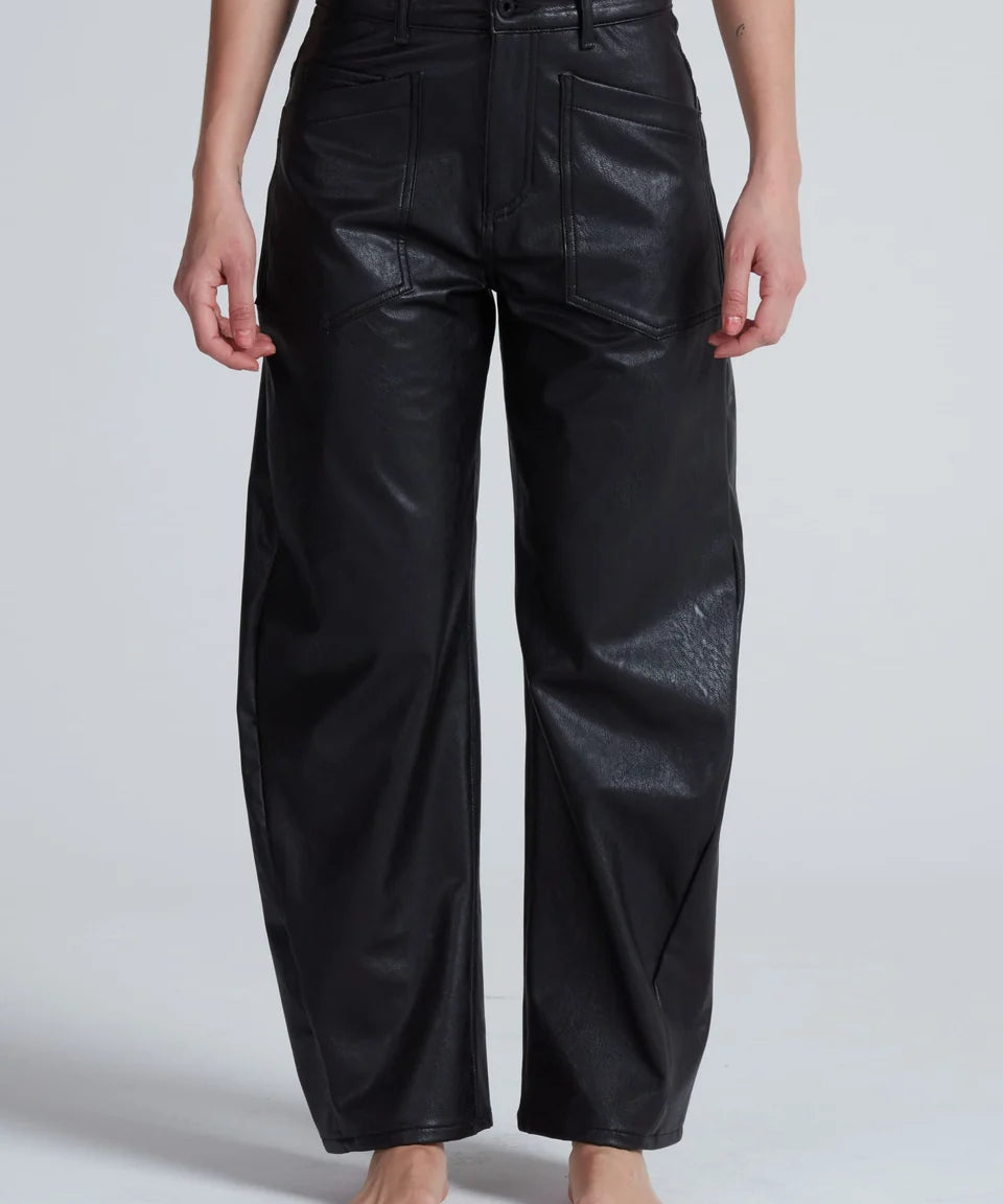 Twisted Barrel- Vegan Leather
