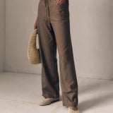 Simone Linen Drawstring Pant