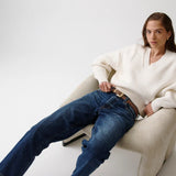 Issa Mid Rise Relaxed Ankle Straight