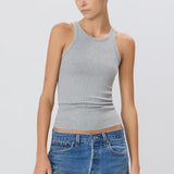 High Neck Fitted Tank