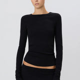 Long Sleeve Fitted Top