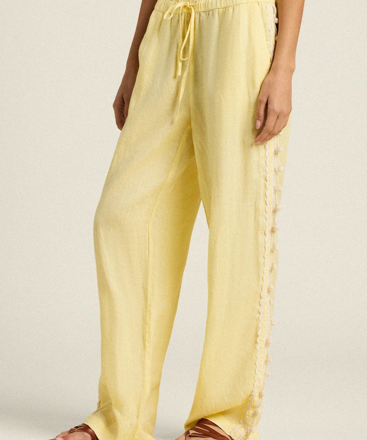 Vera Pant Soleil Linen