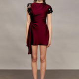 Zina Ruched Mini Dress